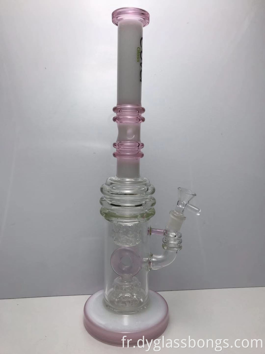 Pink glass bongs
